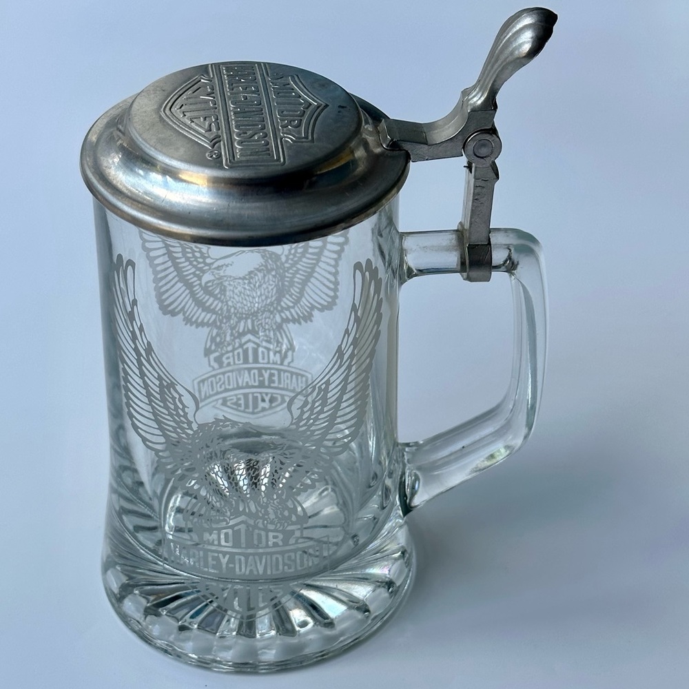 Vintage Harley Davidson Beer Stein